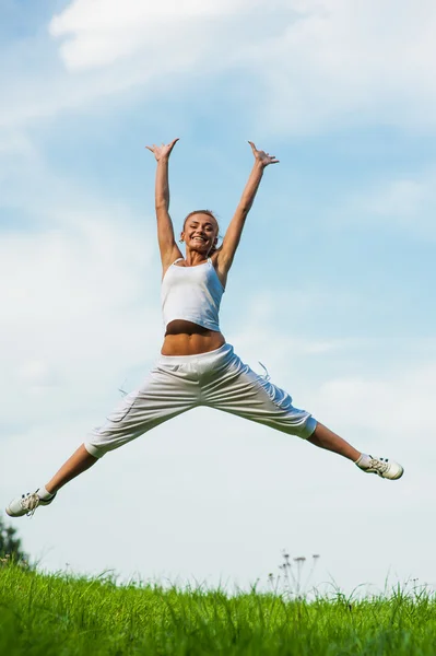 Fitness Vrouw — Stockfoto