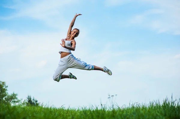 Fitness-Frau — Stockfoto