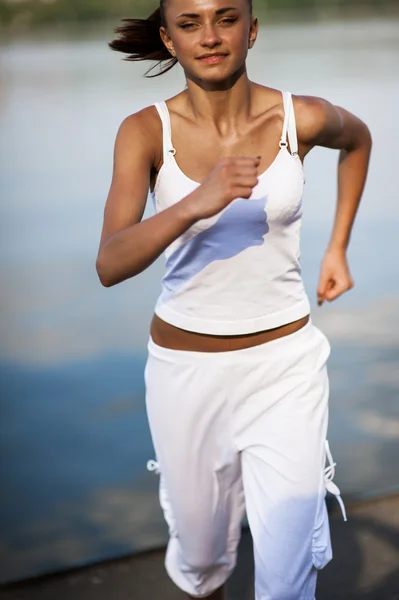 Formation de femme sportive — Photo