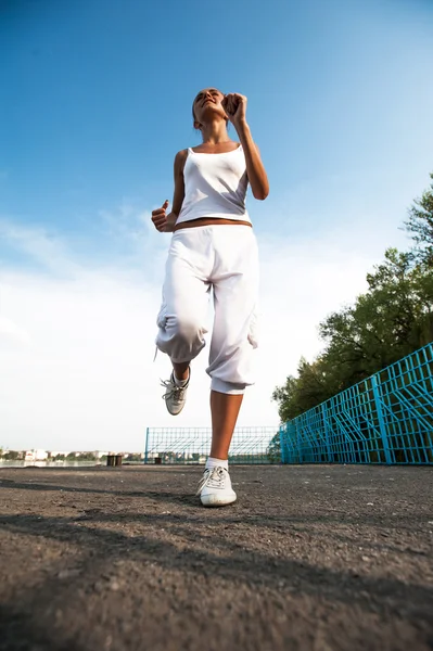 Formation de femme sportive — Photo