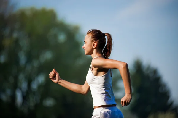 Sport vrouw opleiding — Stockfoto