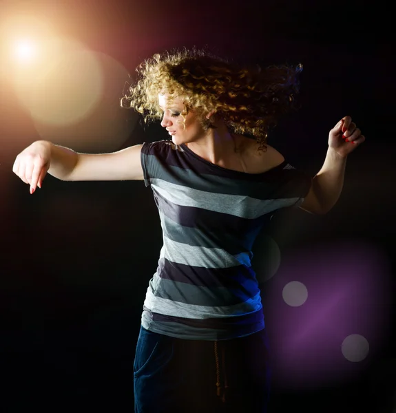 Woman dancing — Stock Photo, Image