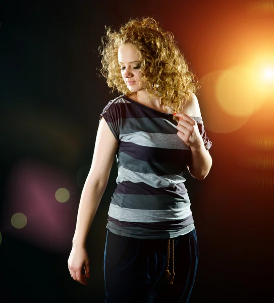 Woman dancing — Stock Photo, Image