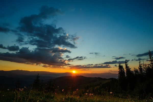 Montagne carpatiche — Foto Stock