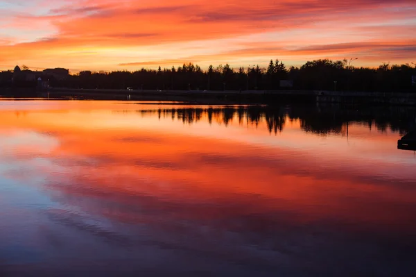 Puesta de sol romántica — Foto de Stock