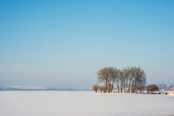 Bevroren eiland — Stockfoto