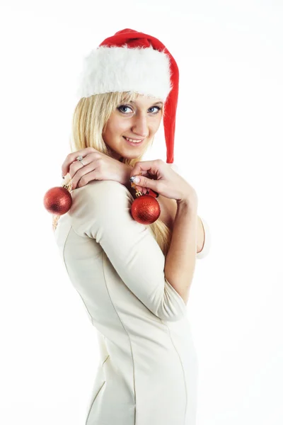 Noel kadın — Stok fotoğraf
