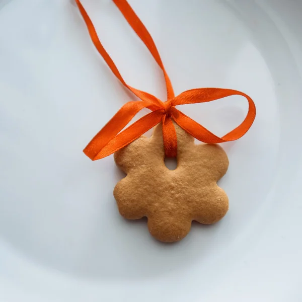 Flower shaped sugar cookies — Stock Photo, Image