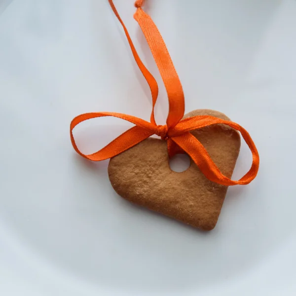 Heart shaped sugar cookies — Stock Photo, Image