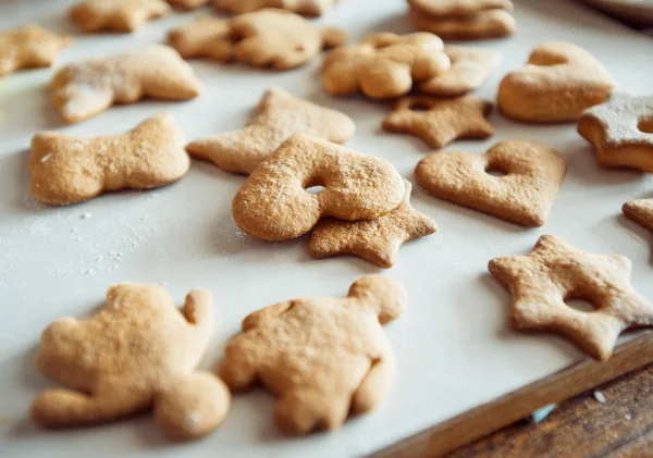 Eine Gruppe Cookies — Stockfoto