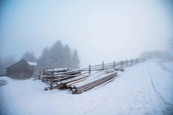 Paisaje invierno — Foto de Stock