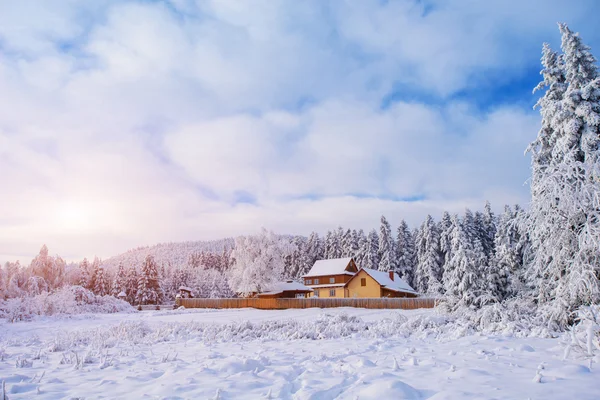 Paesaggio invernale — Foto Stock