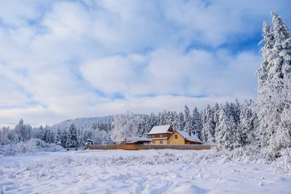 Paesaggio invernale Fotografia Stock