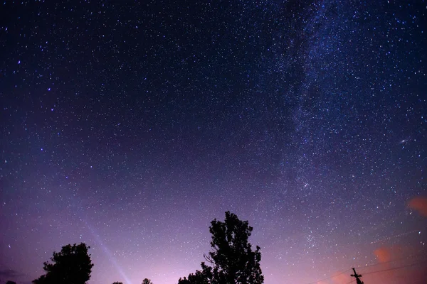 繁星点点的天空 — 图库照片