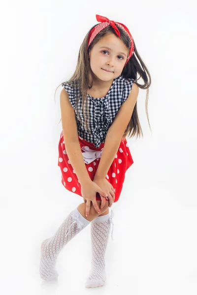 Cute preschool girl — Stock Photo, Image