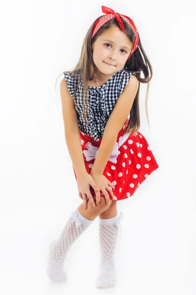 Cute preschool girl — Stock Photo, Image