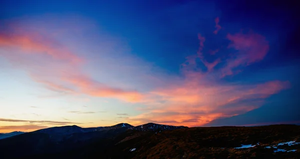 Lucht bij zonsondergang — Stockfoto