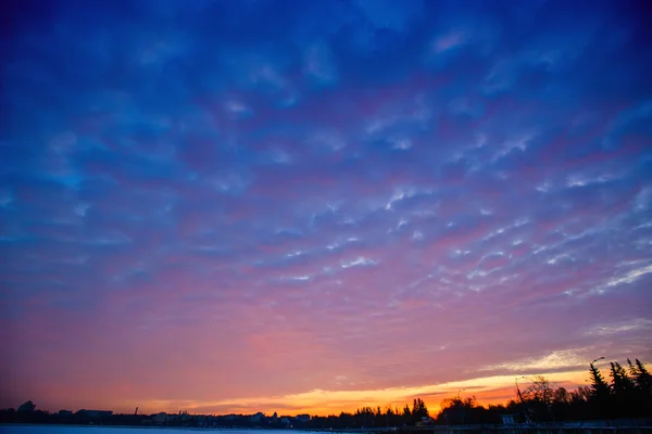 Небо у заході сонця — стокове фото