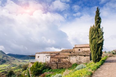 Güneşli bahar gün şehir Trapany.