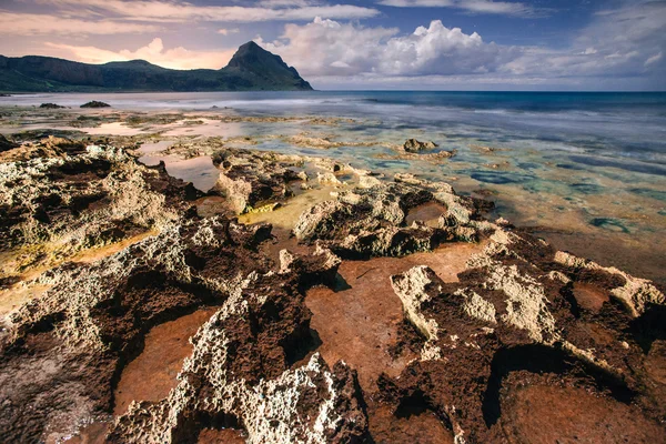 Spring panorama of sea coast city Trapany. Sicily, Italy, Europe — Stock Photo, Image