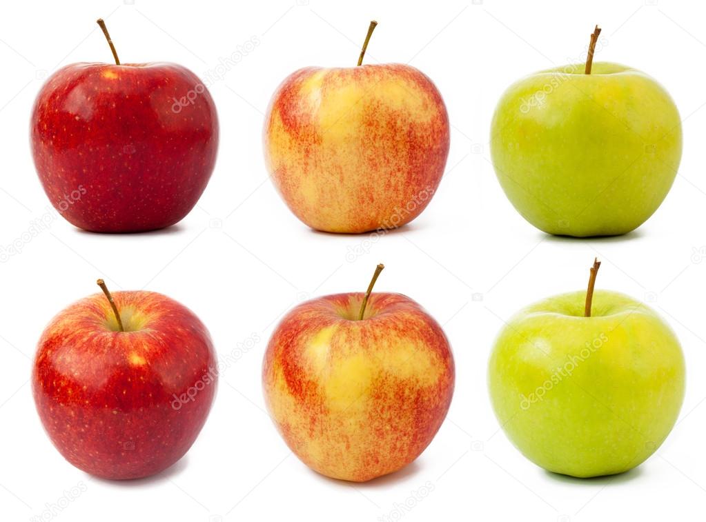 collage of apples
