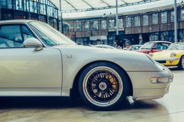 Bazı antik klasik otomobil.