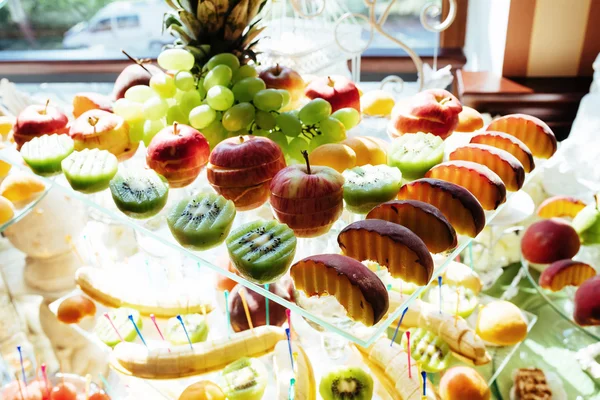 Buffet de fruta fresca — Foto de Stock
