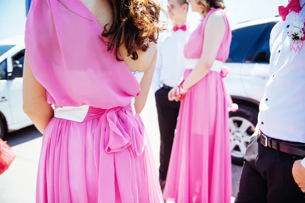 Girlfriend in wedding ceremony — Stock Photo, Image