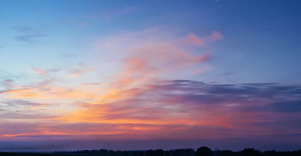 Růžové nebe — Stock fotografie