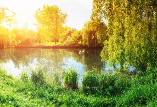Dağ gölü arasında dağlar tarafından