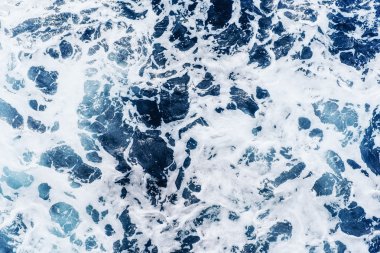 Arka plan mavi dalgalar deniz 