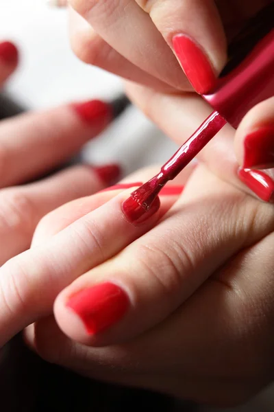 Nails care in modern beauty salon — Stock Photo, Image