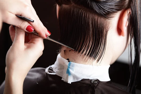 Hair care in modern beauty salon — Stock Photo, Image