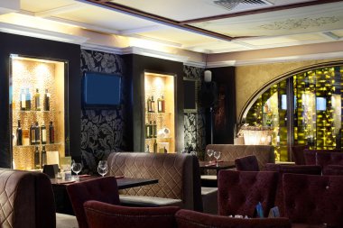 parlak renklerde Avrupa Restoran
