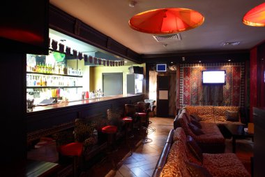 parlak renklerde Avrupa Restoran