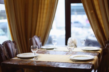 parlak renklerde Avrupa Restoran