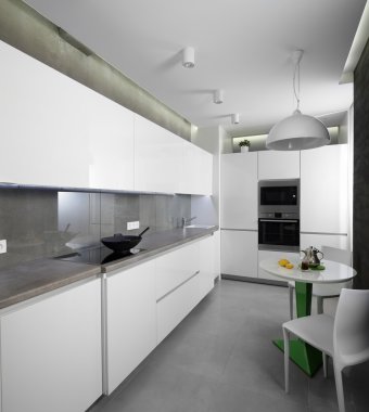 İç modern Avrupa mutfağı