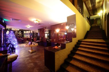 parlak renklerde Avrupa Restoran