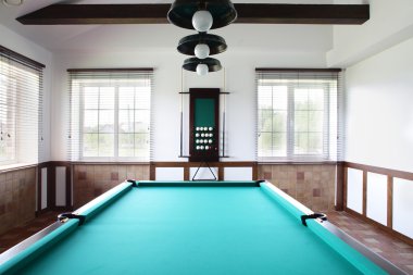 İç modern ve güzel Bilardo