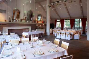 parlak renklerde Avrupa Restoran