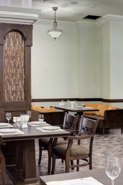 parlak renklerde Avrupa Restoran