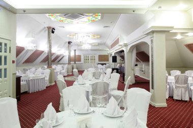 parlak renklerde Avrupa Restoran