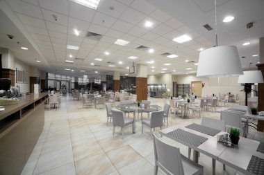 parlak renklerde Avrupa Restoran