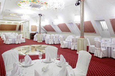 parlak renklerde Avrupa Restoran