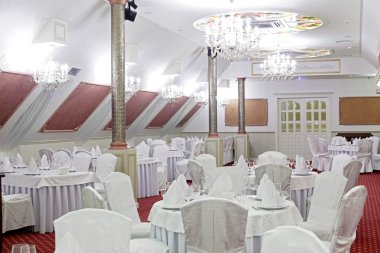 parlak renklerde Avrupa Restoran