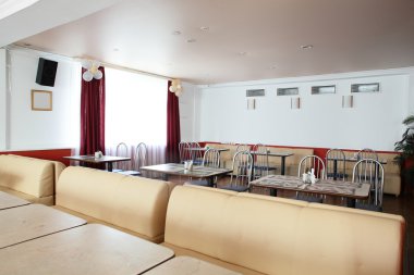 parlak renklerde Avrupa Restoran