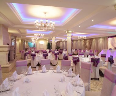 parlak renklerde Avrupa Restoran