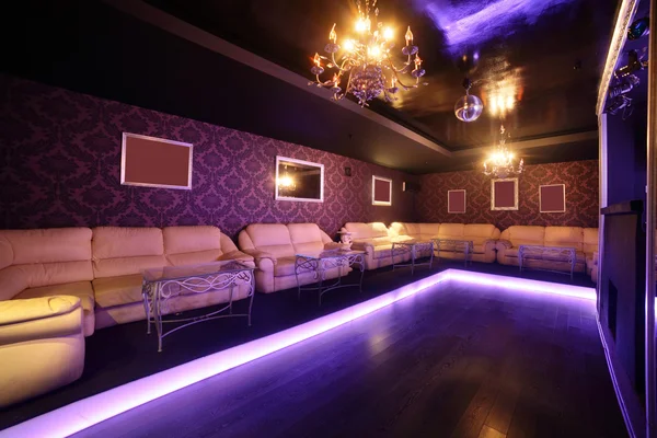 Beautiful european night club interior — Stock Photo, Image