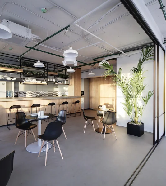 Interior of modern european kitchen — Stock Photo, Image