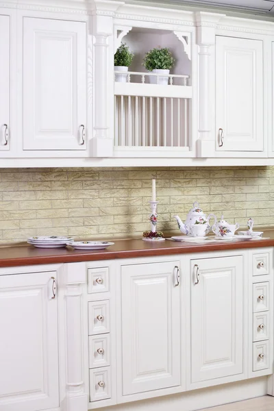 Interior of modern european kitchen — Stock Photo, Image